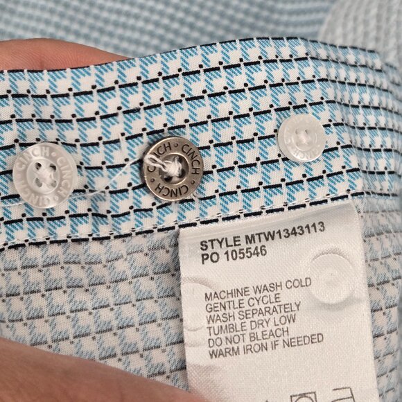 Cinch Lot of 3 Shirts Mens Medium Modern Fit Rodeo Cowboy Western Geometric - Picture 8 of 16